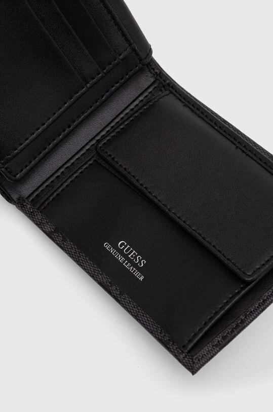 Αξεσουάρ Δερμάτινο πορτοφόλι Guess SMVELE.LEA24 γκρί