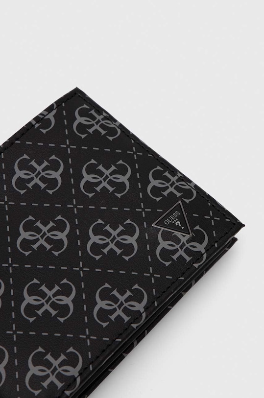 Akcesoria Guess portfel skórzany VEZZOLA SMVELE.LEA24 czarny