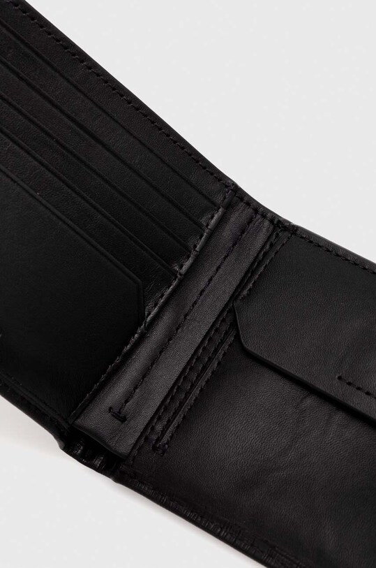 Kožená peňaženka Calvin Klein čierna K50K510877