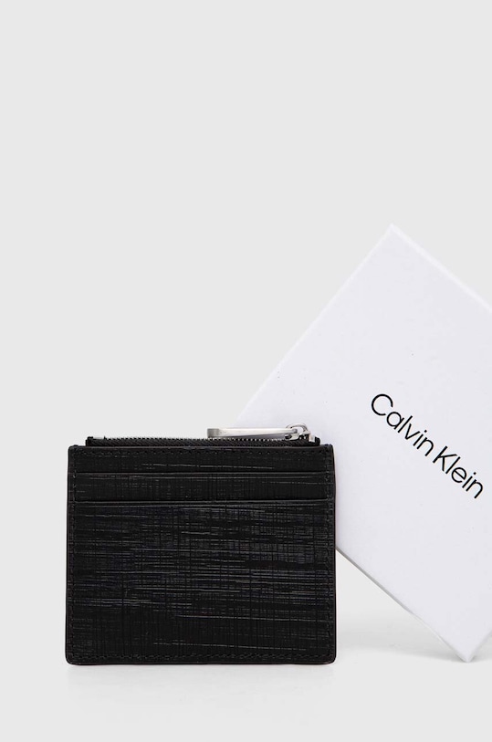 Calvin Klein portfel skórzany K50K510885 czarny AW23