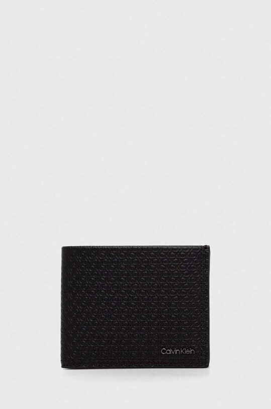 Кожаный кошелек Calvin Klein кожа чёрный K50K510896