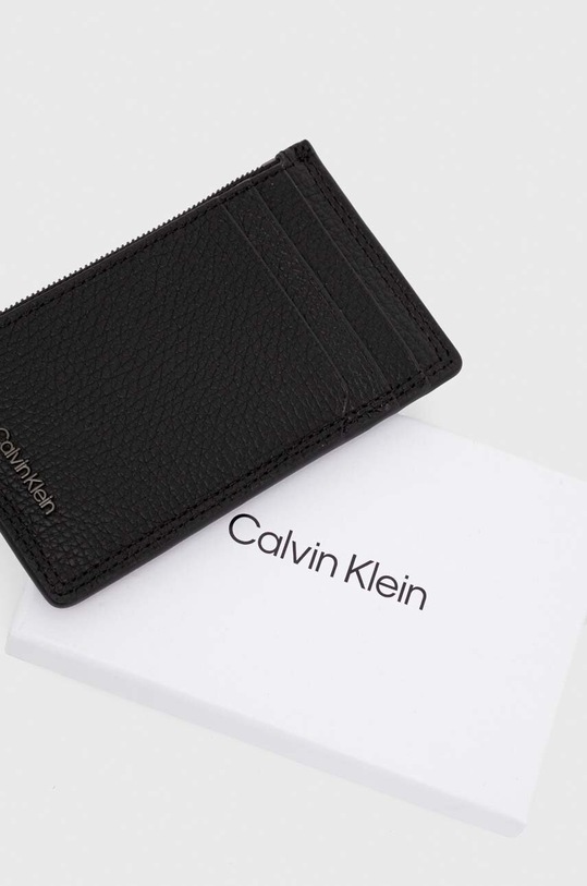 Calvin Klein bőr pénztárca fekete K50K510903