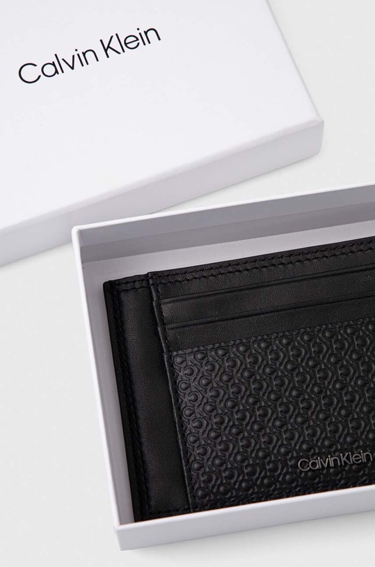 Doplnky Kožená peňaženka Calvin Klein K50K510906 čierna