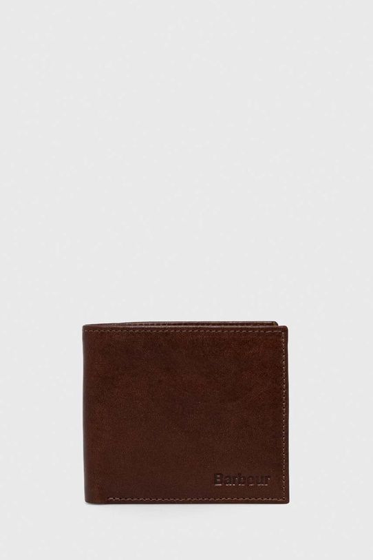 Barbour portofel de piele piele maro MLG0002