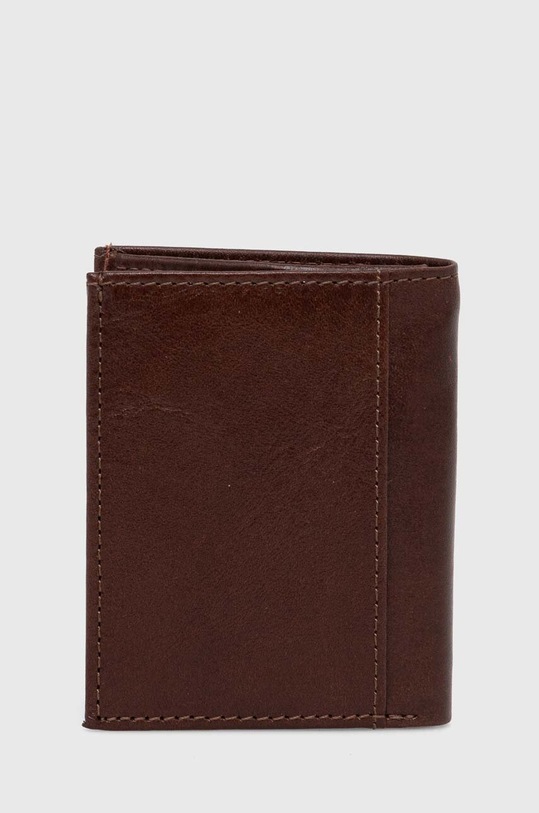 Аксесуари Шкіряний гаманець Barbour MLG0012 коричневий