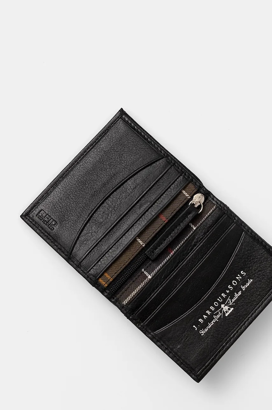 Accesorii Barbour portofel de piele MLG0012 negru