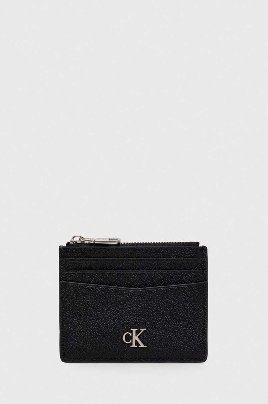 Чехол на карты Calvin Klein Jeans кожа чёрный K50K511093
