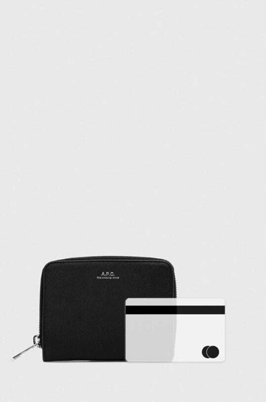 A.P.C. leather wallet PXBJQ.H63087 black