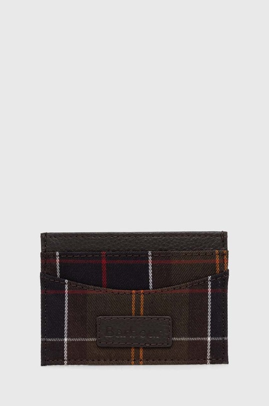 Barbour card holder Tartan Cardholder husă de card verde MLG0047