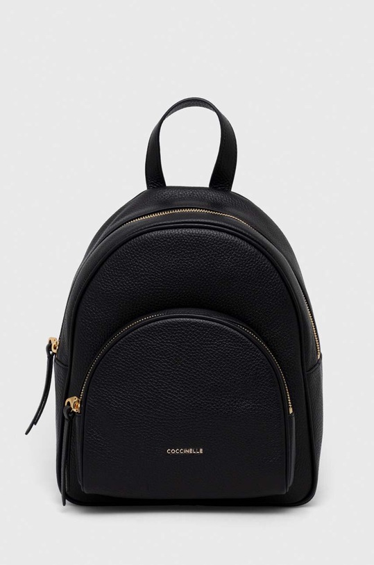 Coccinelle plecak skórzany skóra licowa czarny E1.N15.14.02.01