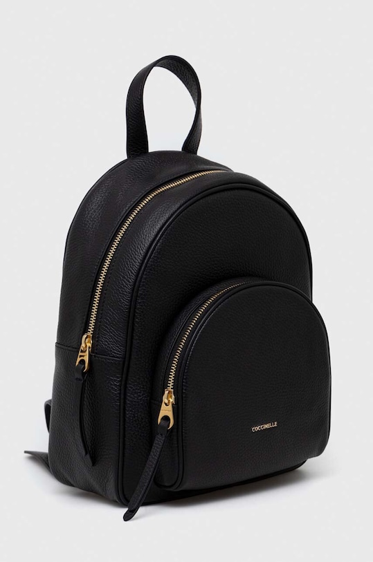 Coccinelle plecak skórzany E1.N15.14.02.01 czarny AA00