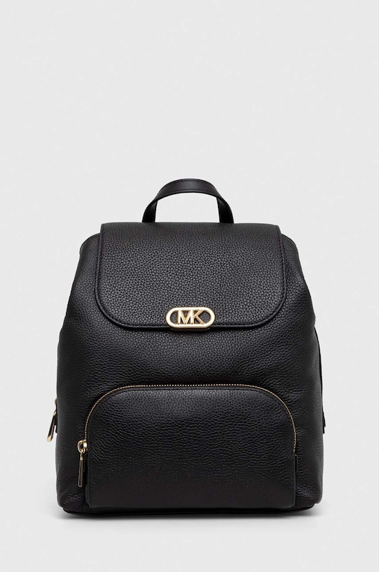 MICHAEL Michael Kors plecak skórzany skóra licowa czarny 30F3G8KB2L