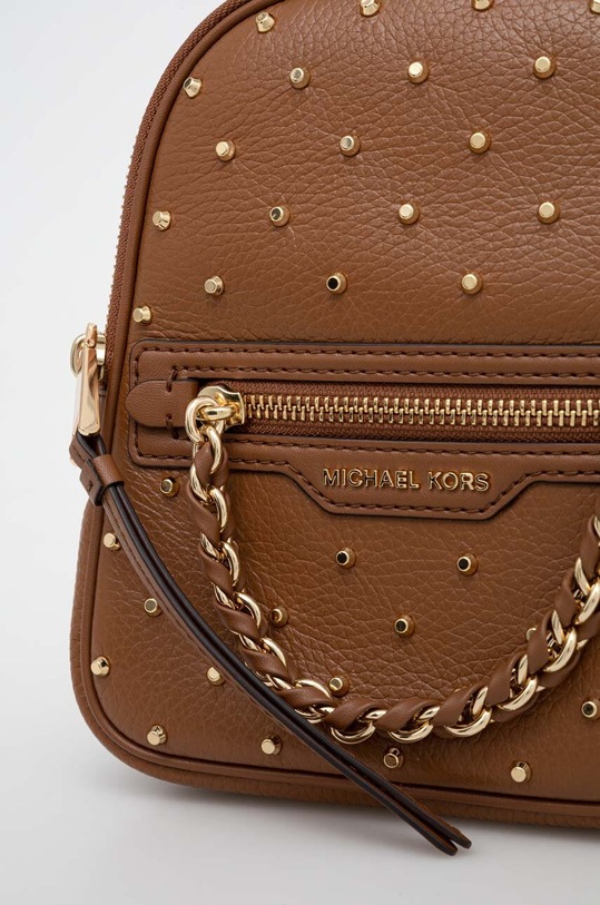 Akcesoria MICHAEL Michael Kors plecak skórzany 30F3G5EB0Y brązowy