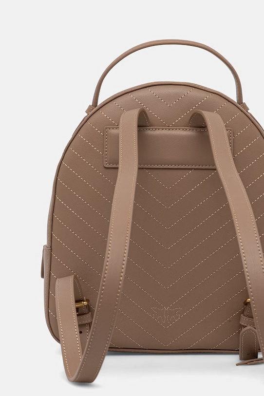 Akcesoria Pinko plecak damski skórzany Answear Exclusive 102530.A0GK brązowy