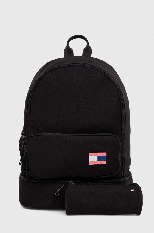 Tommy Hilfiger plecak dziecięcy tekstylny czarny AU0AU01726.9BYX
