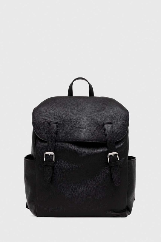 Кожена раница Coccinelle гладка кожа черен E1.MUK.84.02.01