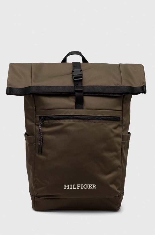 Σακίδιο πλάτης Tommy Hilfiger υφασμάτινο πράσινο AM0AM11549