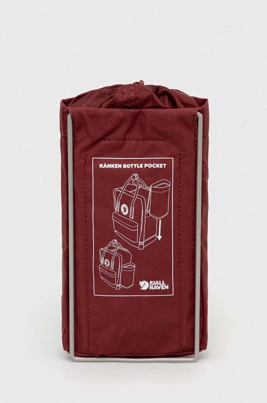Kapsa na láhev Fjallraven Kanken hladký burgundské F23793