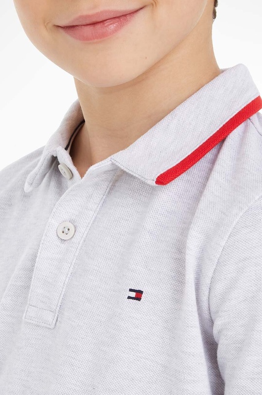 Tommy Hilfiger gyerek pamut póló KB0KB08534.128.176.9BYX szürke