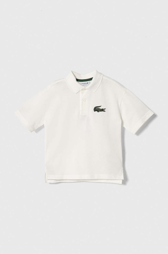 Lacoste polo in lana bambino/a con colletto bianco PJ1259