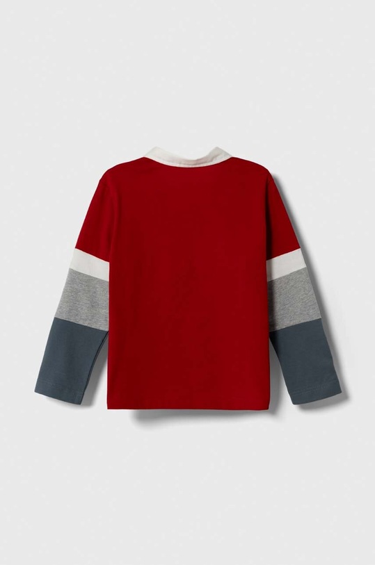 United Colors of Benetton longsleeve bawełniany dziecięcy 3BL0G300H.P.SEASONAL czerwony AW23