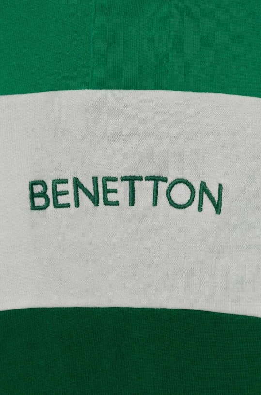 Fiú United Colors of Benetton gyerek pamut hosszú ujjú felső 32HJC300Y.G.SEASONAL zöld