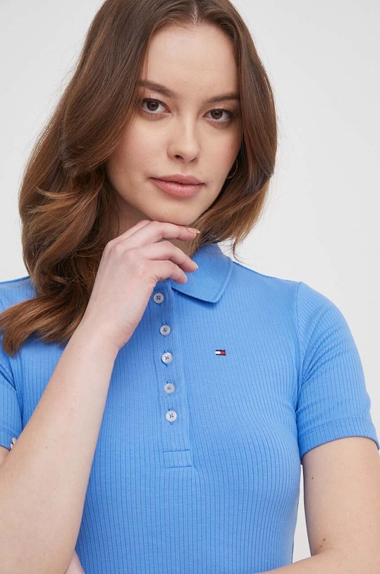 Tommy Hilfiger tricou polo albastru WW0WW38832