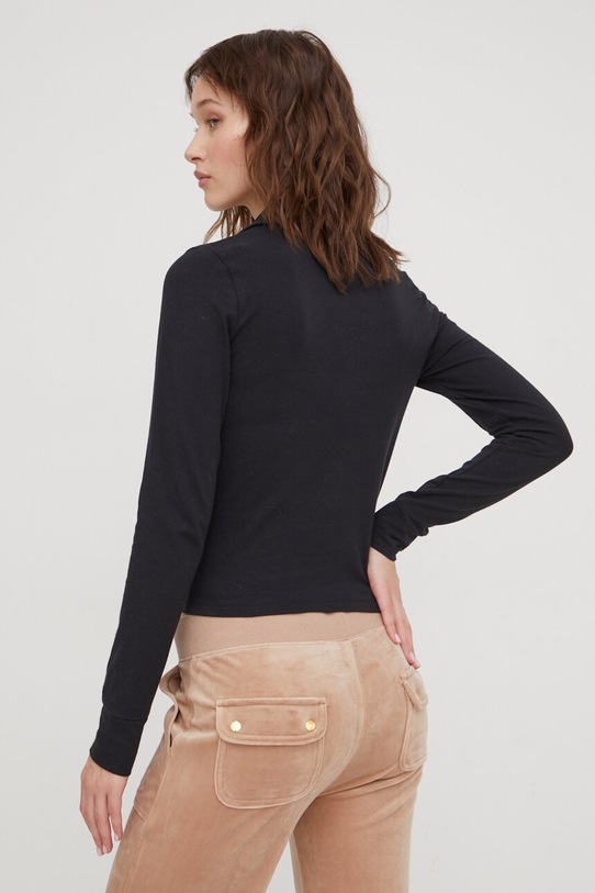 Odzież Hollister Co. longsleeve KI339.3366.900 czarny