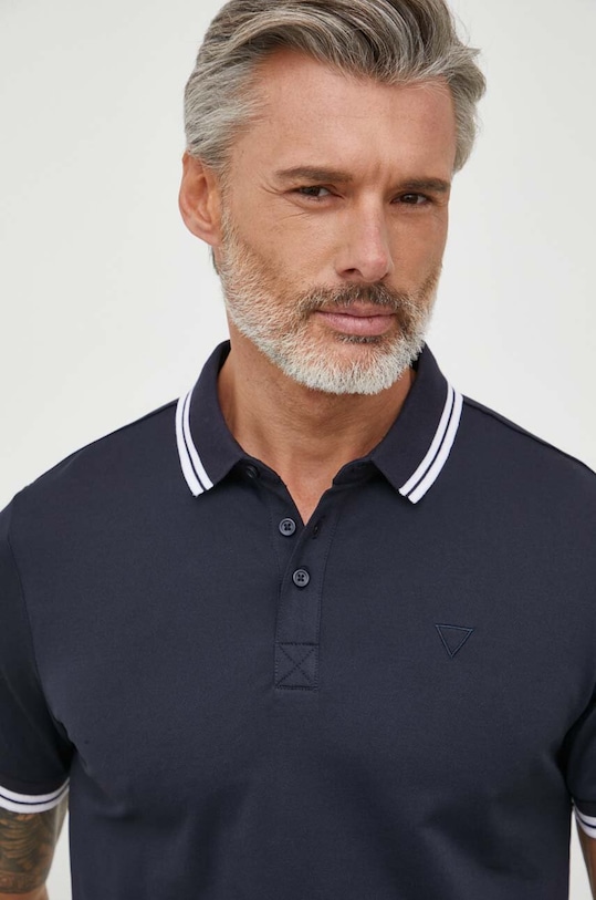 Guess polo SPORTS PIQUE granatowy M2GP34.KARS0