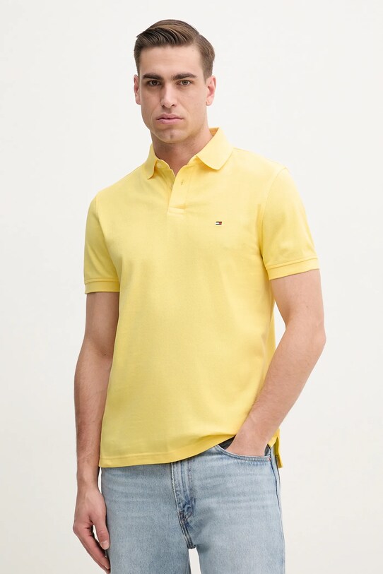 Поло Tommy Hilfiger regular жовтий MW0MW17770
