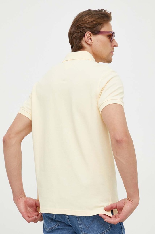 Odzież Tommy Hilfiger polo MW0MW17770 żółty