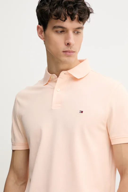 Polo tričko Tommy Hilfiger oranžová MW0MW17770