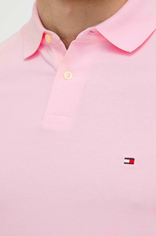 Tommy Hilfiger polo różowy MW0MW17770