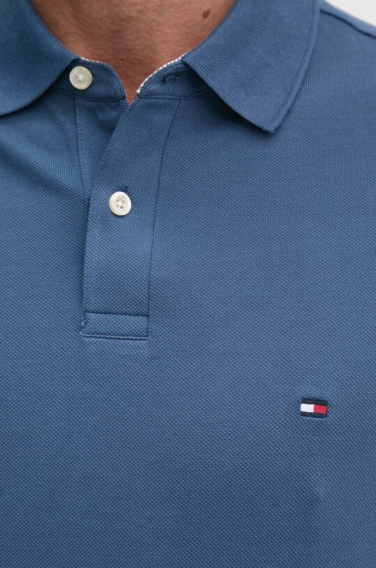 Tommy Hilfiger tricou polo MW0MW17770 bleumarin