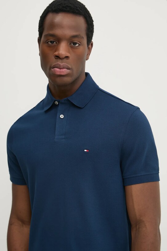 Tommy Hilfiger polo granatowy MW0MW17770