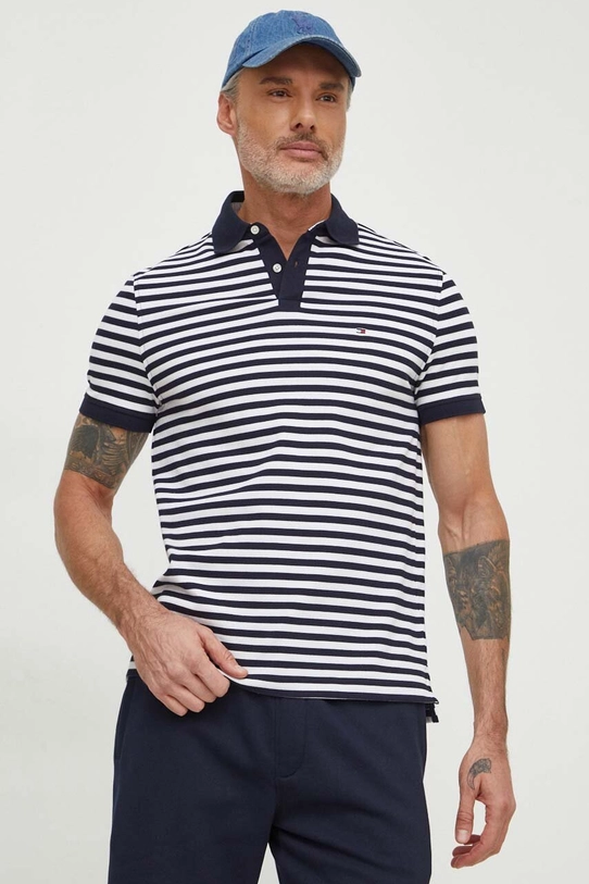 Tommy Hilfiger polo granatowy MW0MW17770