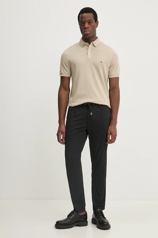 Поло Tommy Hilfiger MW0MW17770 бежевий SS25