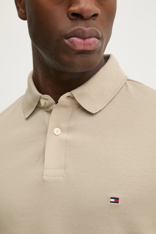 Tommy Hilfiger tricou polo MW0MW17770 bej
