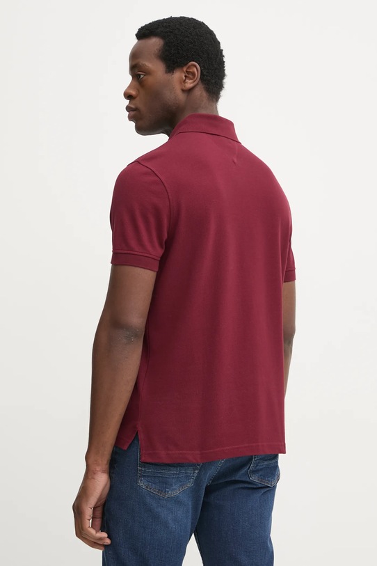 Îmbrăcăminte Tommy Hilfiger tricou polo MW0MW17770 burgundia