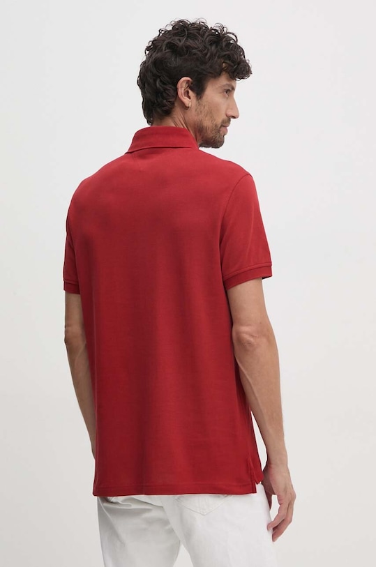 Îmbrăcăminte Tommy Hilfiger tricou polo MW0MW17770 burgundia