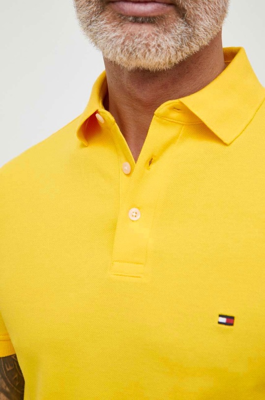 Tommy Hilfiger polo żółty MW0MW17771