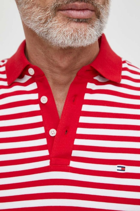 Tommy Hilfiger polo czerwony MW0MW17771