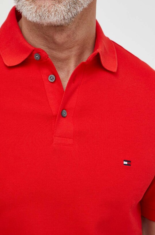 Tommy Hilfiger tricou polo rosu MW0MW17771
