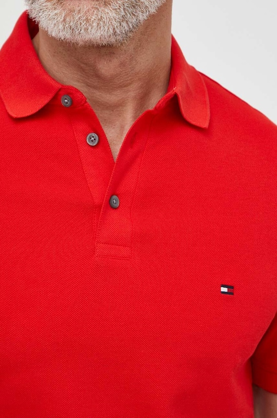 Tommy Hilfiger polo czerwony MW0MW17771