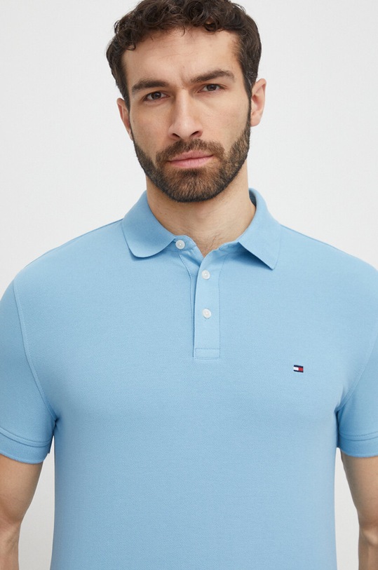 Ρούχα Πόλο Tommy Hilfiger MW0MW17771 μπλε