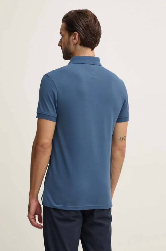 Tommy Hilfiger tricou polo MW0MW17771 bleumarin SS25