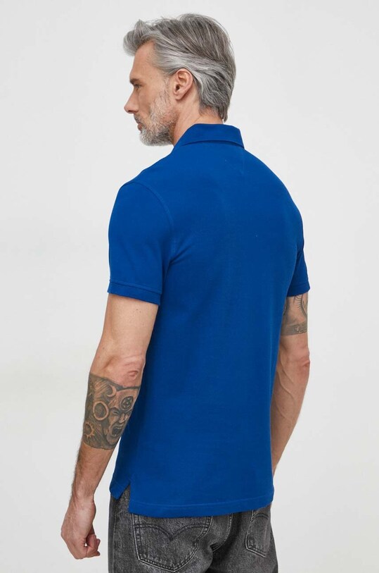 Tommy Hilfiger tricou polo MW0MW17771 bleumarin SS25
