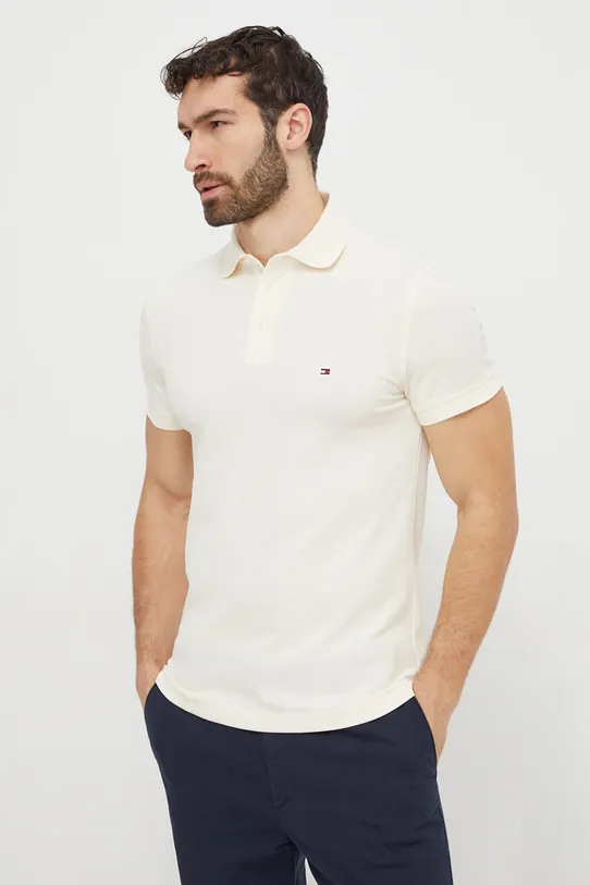 Odzież Tommy Hilfiger polo MW0MW17771 beżowy