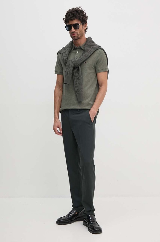 Tommy Hilfiger polo MW0MW17771 zielony AW25