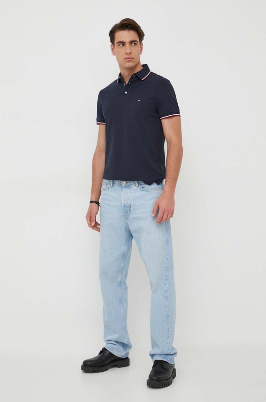 Tommy Hilfiger polo MW0MW30750 granatowy AW23